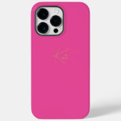 Roze, aangepaste naam van iPhone Case Script (Achterkant)