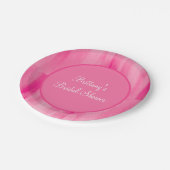 Roze , aangepaste papierBorden Papieren Bordje (Gekanteld)