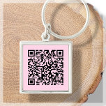 Roze | Aangepaste QR-code scannable Sleutelhanger<br><div class="desc">Op zoek naar een krachtige marketingtool om uw bedrijf te verbeteren? Zoek niet verder dan onze QR code sleutelhangers! Met de mogelijkheid om een QR-code direct op de sleutelhanger te creëer, kunt u uw klanten eenvoudig naar uw website, sociale mediapagina's of andere online mediaplatforms leiden. Deze sleutelhangers maken geweldige weggeefacties...</div>