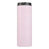 Roze aangevinkt thermosbeker (Achterkant)