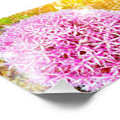 Roze aanjager foto afdruk (Hoek)