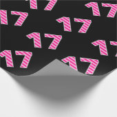 Roze aantekening 17 Gebeurtenis # (Birthday, Jubil Cadeaupapier (Hoek)