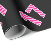 Roze aantekening 17 Gebeurtenis # (Birthday, Jubil Cadeaupapier (Rol Hoek)