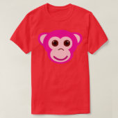 Roze Aap 1 T-shirt (Design voorkant)