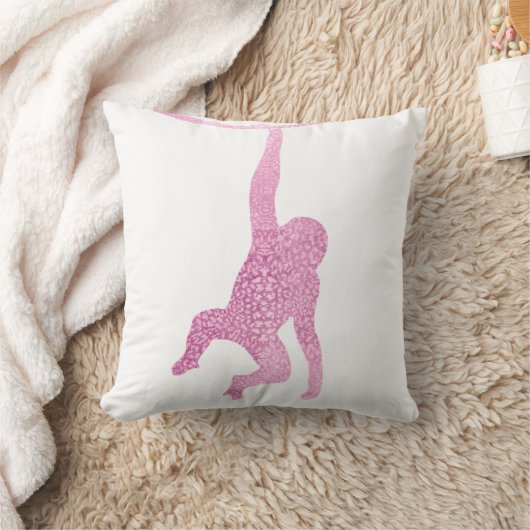 Roze aap kussen (Deken)