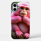 Roze aap telefoonhoesje Case-Mate iPhone case (Achterkant)