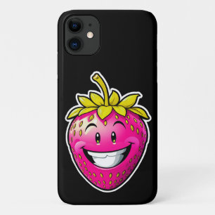 Roze aardbei Case-Mate iPhone case