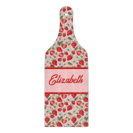 Roze aardbei Cottcore Snijplank