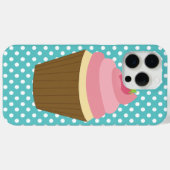 Roze Aardbei Cupcake Illustratie Case-Mate iPhone Case (Achterkant (horizontaal))