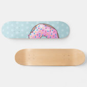 Roze aardbei Donut Persoonlijk Skateboard (Horizontaal)