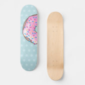 Roze aardbei Donut Persoonlijk Skateboard (Voorkant)