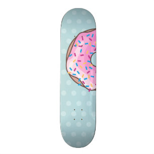 Roze aardbei Donut Persoonlijk Skateboard