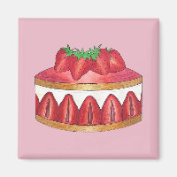 Roze aardbei Fraisier Cake French Pastry Chef