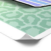 Roze aardbei, gebrand door BLUE CUPCAKE POSTER (Hoek)