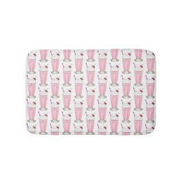 Roze aardbei Ice Cream Shoppe Milkshake Dessert Badmat