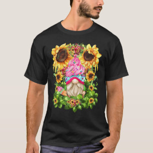 Roze aardbei-ijskoepel voor vrouwen die de zon opb t-shirt