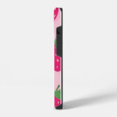 Roze aardbei iPhone 14 hoesje (Linkerkant)