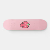 Roze aardbei Kawaii Persoonlijk Skateboard (Horizontaal)