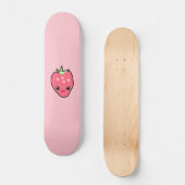 Roze aardbei Kawaii Persoonlijk Skateboard (Voorkant)