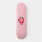 Roze aardbei Kawaii Persoonlijk Skateboard (Voorkant)