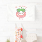 Roze Aardbei Koe Classic T-shirt Spandoek (Insitu)