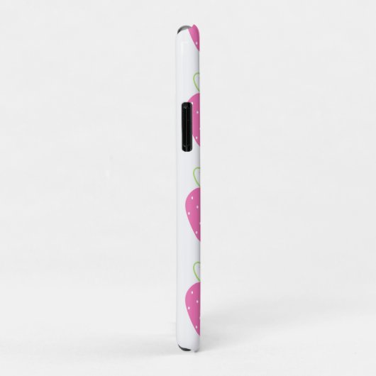 Roze Aardbei Minimalistische Waterverf Fruit Case-Mate iPhone Case (Achterkant/rechts)