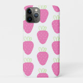 Roze Aardbei Minimalistische Waterverf Fruit Case-Mate iPhone Case (Achterkant)