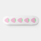 roze aardbei. persoonlijk skateboard (Horizontaal)