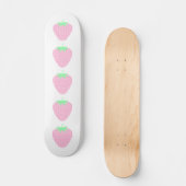 roze aardbei. persoonlijk skateboard (Voorkant)