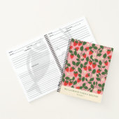 Roze Aardbei Recept Op Maat  Notitieboek (Binnen)