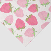 Roze Aardbei Schattig en Fruitig Tissuepapier (Detail)