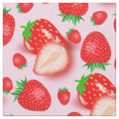 Roze aardbei stof (Close Up)