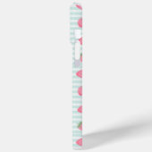 Roze Aardbei Strepen Case-Mate iPhone Case (Achterkant / Links)