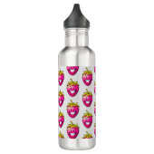 Roze aardbei waterfles  (Links)