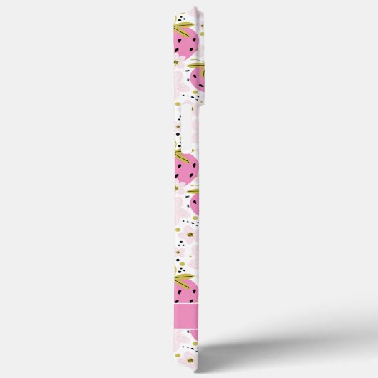 Roze aardbeien Aangepaste telefoonnummers Case-Mate iPhone Case (Achterkant / Rechts)