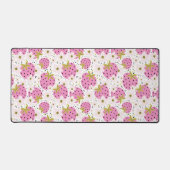 Roze aardbeien bureaumat (Voorkant)