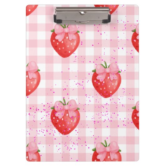 ROZE AARDBEIEN KLEMBORD (Voorkant)