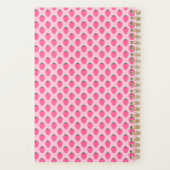 Roze Aardbeien Planner, Schattig Fruit Aesthetisch Planner (Achterkant)