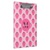 Roze Aardbeien, schattig aangepast Klembord (Rechts)