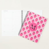 Roze Aardbeien, schattig aangepast Planner (Display)