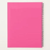 Roze Aardbeien, schattig aangepast Planner (Achterkant)