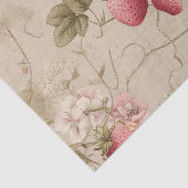 Roze Aardbeien uit het Verleden Tissuepapier (Detail)