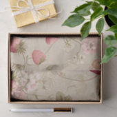 Roze Aardbeien uit het Verleden Tissuepapier (Geschenk)
