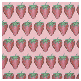 Roze aardbeien zomerbessen Tuinbes Stof