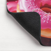 Roze aardbeiendonuts muismat (Hoek)