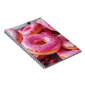 Roze aardbeiendonuts notitieboek (Rechterzijde)