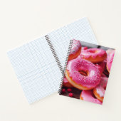 Roze aardbeiendonuts notitieboek (Binnen)