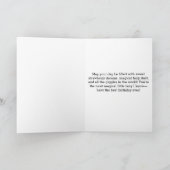 Roze Aardbeienfee 7e verjaardag Kaart (Binnen)