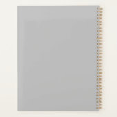 Roze aardbeienmokshake kleurig planner (Achterkant)