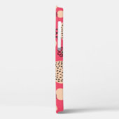 Roze aardbeienpatroon: naadloos zoet ontwerp Case-Mate iPhone case (Achterkant / Links)